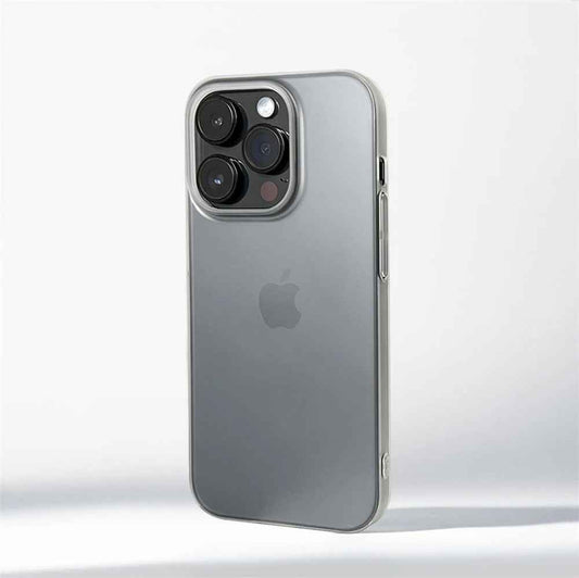 0.7 MM Ultra Thin iPhone Case - Sand Blasting Frosted Matte Hard PC Cover for All Models, Simple Transparent HD Design - Phone Cases Hub