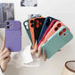 Slide Camera Lens Protection Case Soft Silicone Bumper for iPhone 16 15 14 Plus 13 12 11 Pro X XS XR Max 8 7 SE Shockproof Cover - Phone Cases Hub