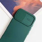 Slide Camera Lens Protection Case Soft Silicone Bumper for iPhone 16 15 14 Plus 13 12 11 Pro X XS XR Max 8 7 SE Shockproof Cover - Phone Cases Hub